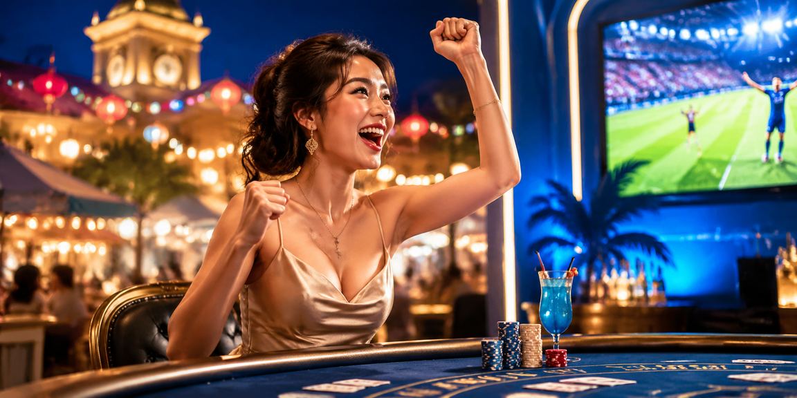 Bàn baccarat tại chợ đêm TP. Hồ Chí Minh với không khí náo nhiệt đặc trưng