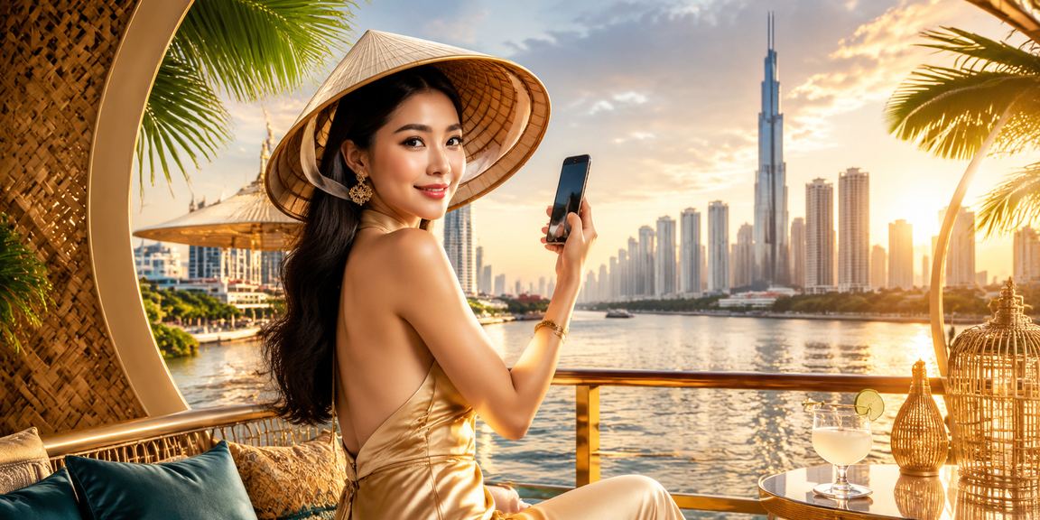 Người dùng TP. Hồ Chí Minh trải nghiệm mobile casino với non lá truyền thống