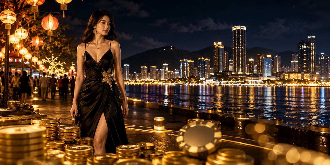 Trò chơi bài tại chợ đêm Quy Nhơn với không khí náo nhiệt đầy màu sắc
